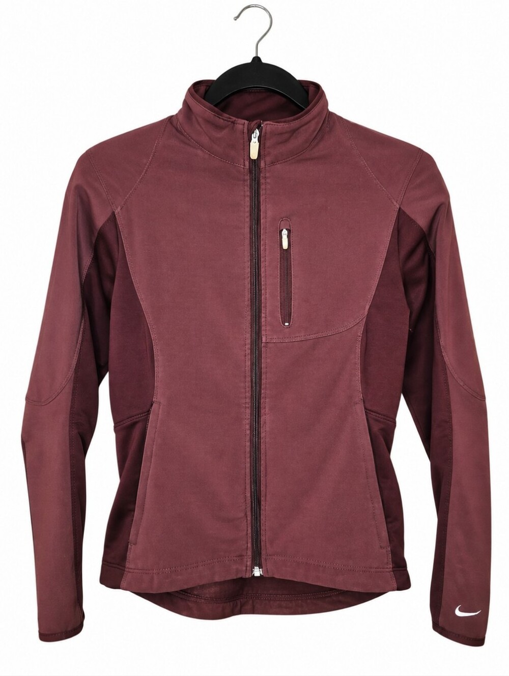 Nike Fit Storm Burgundy Full Zip Jacket Women’s Small Running Athletic